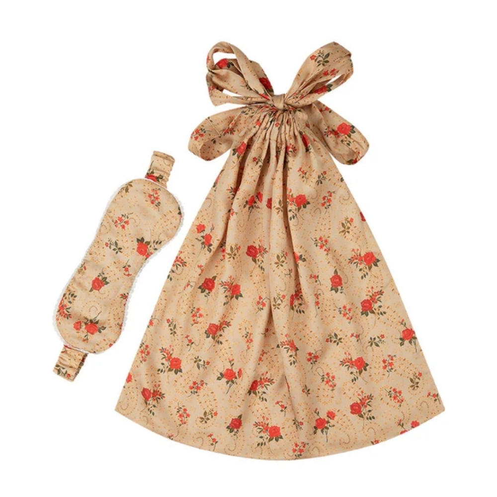 Spell Fleur Eye Mask Abd Bag Butterscotch